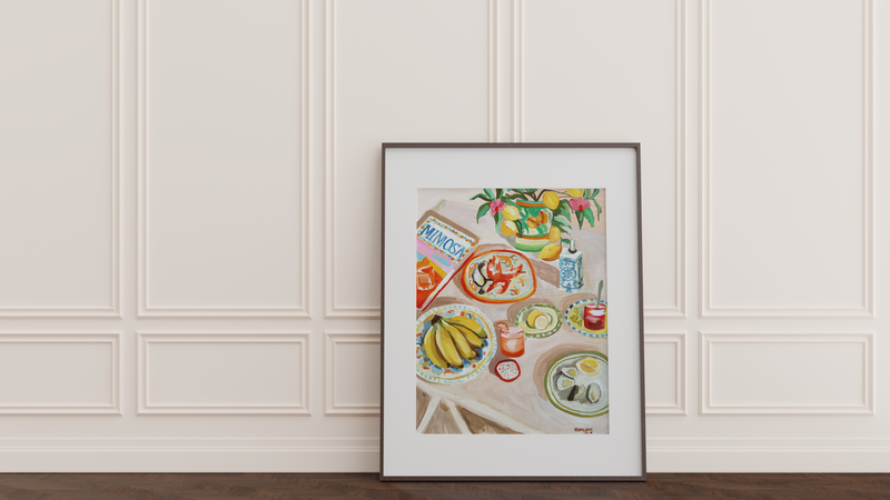 "The one with the prawns" print