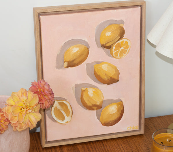 "Pastel Lemons" Original